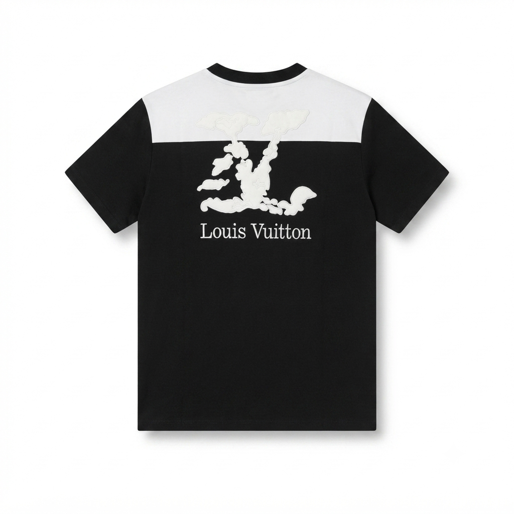 Louis Vuitton splattered logo