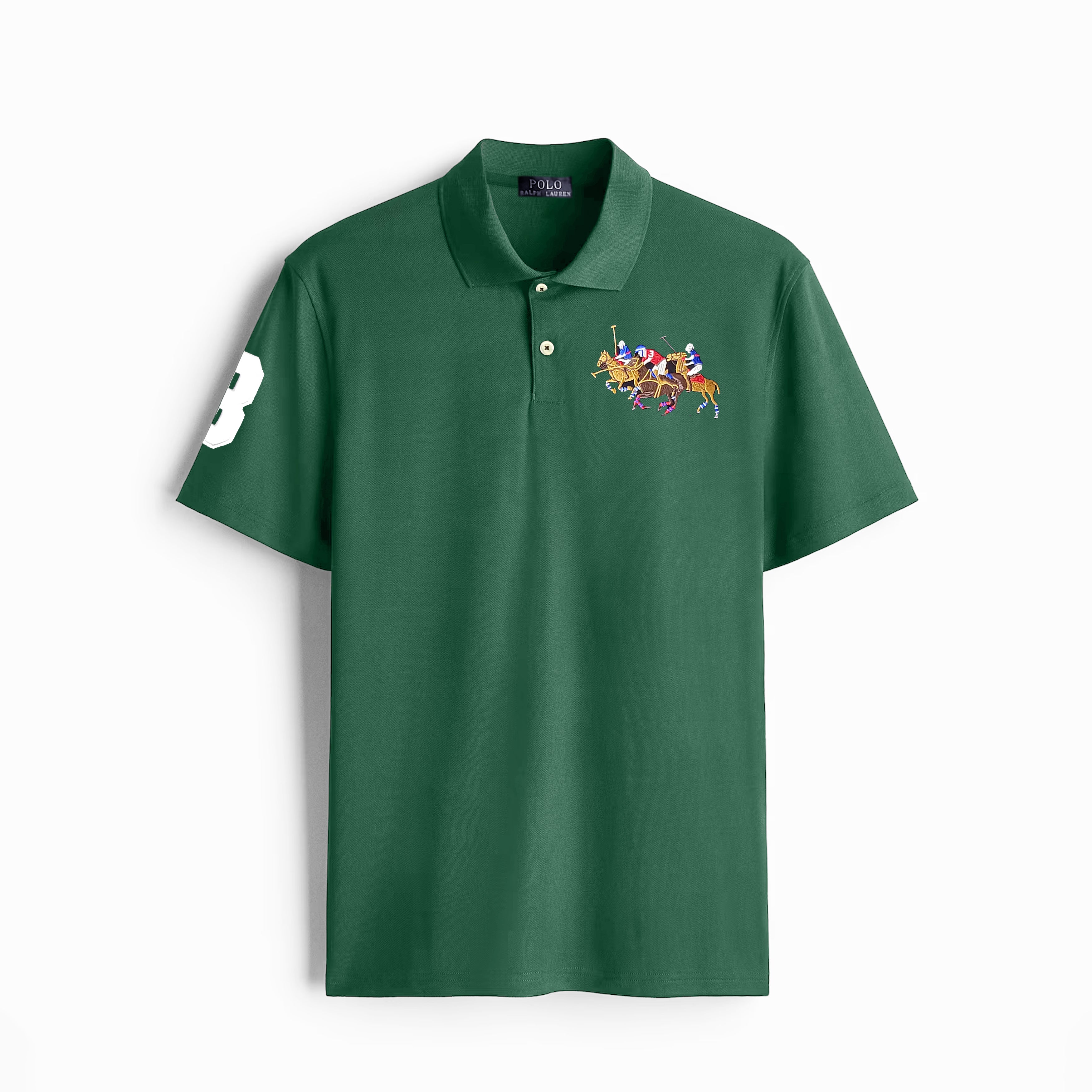 3 HOUSES POLO SHIRT Green 1