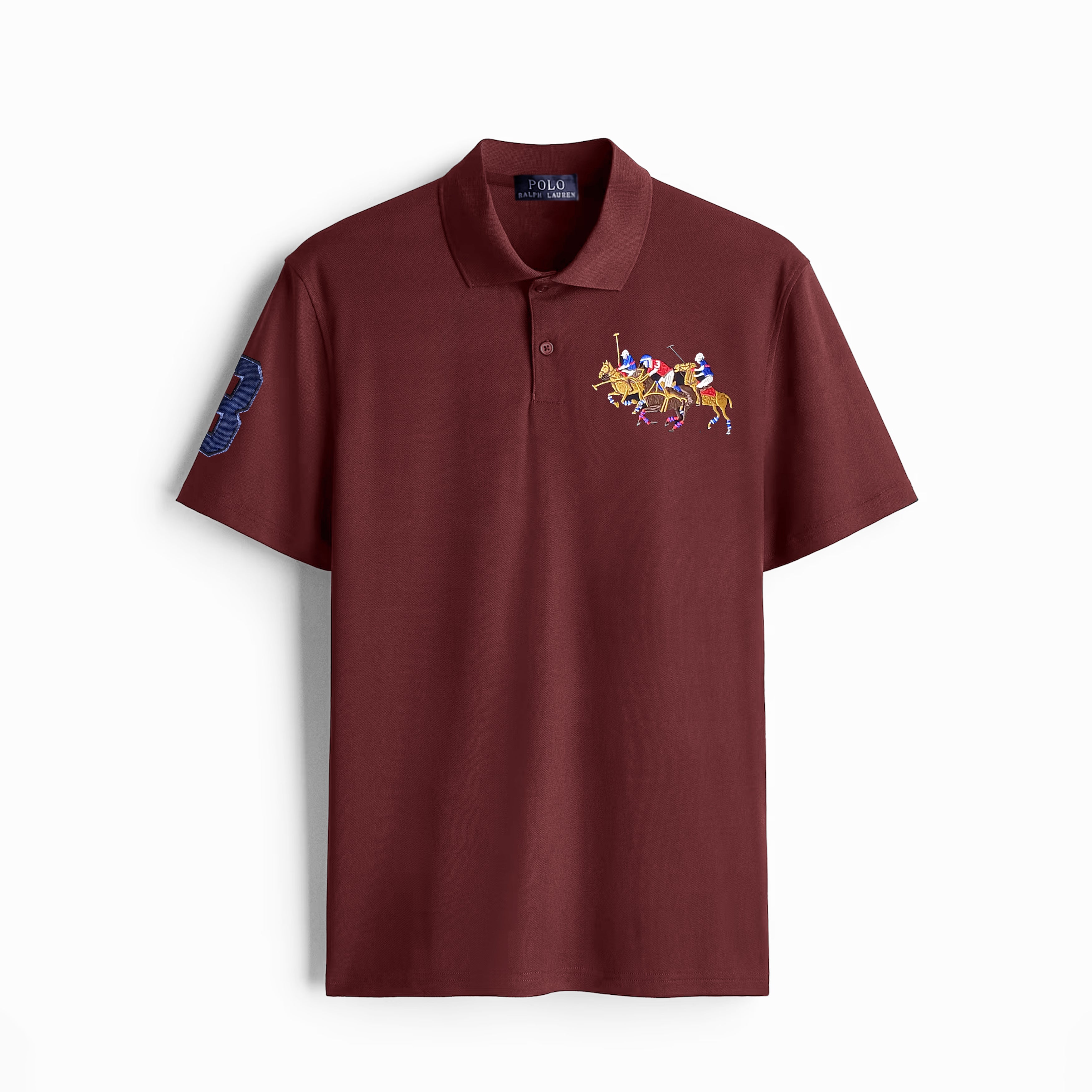 3 Houses Polo Shirt Mehroon 1