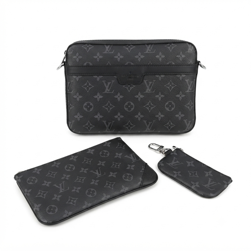 Louis Vuitton Trio Messenger Monogram Eclipse