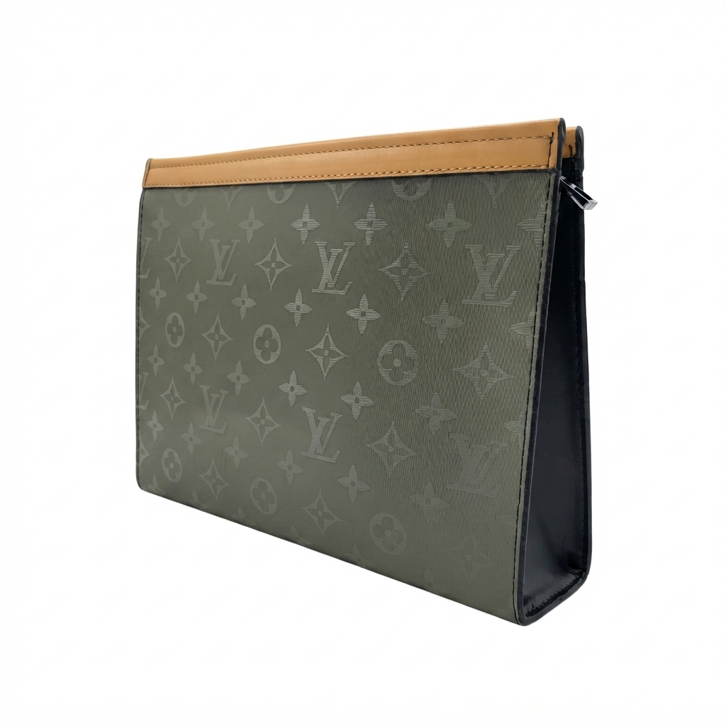 Louis Vuitton Pochette Voyage Cosmos clutch Titanium