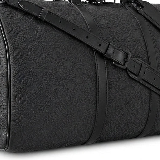 Louis Vuitton Keepall embossed black Monogram