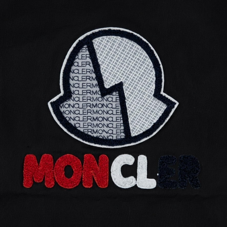 Moncler flocked logo