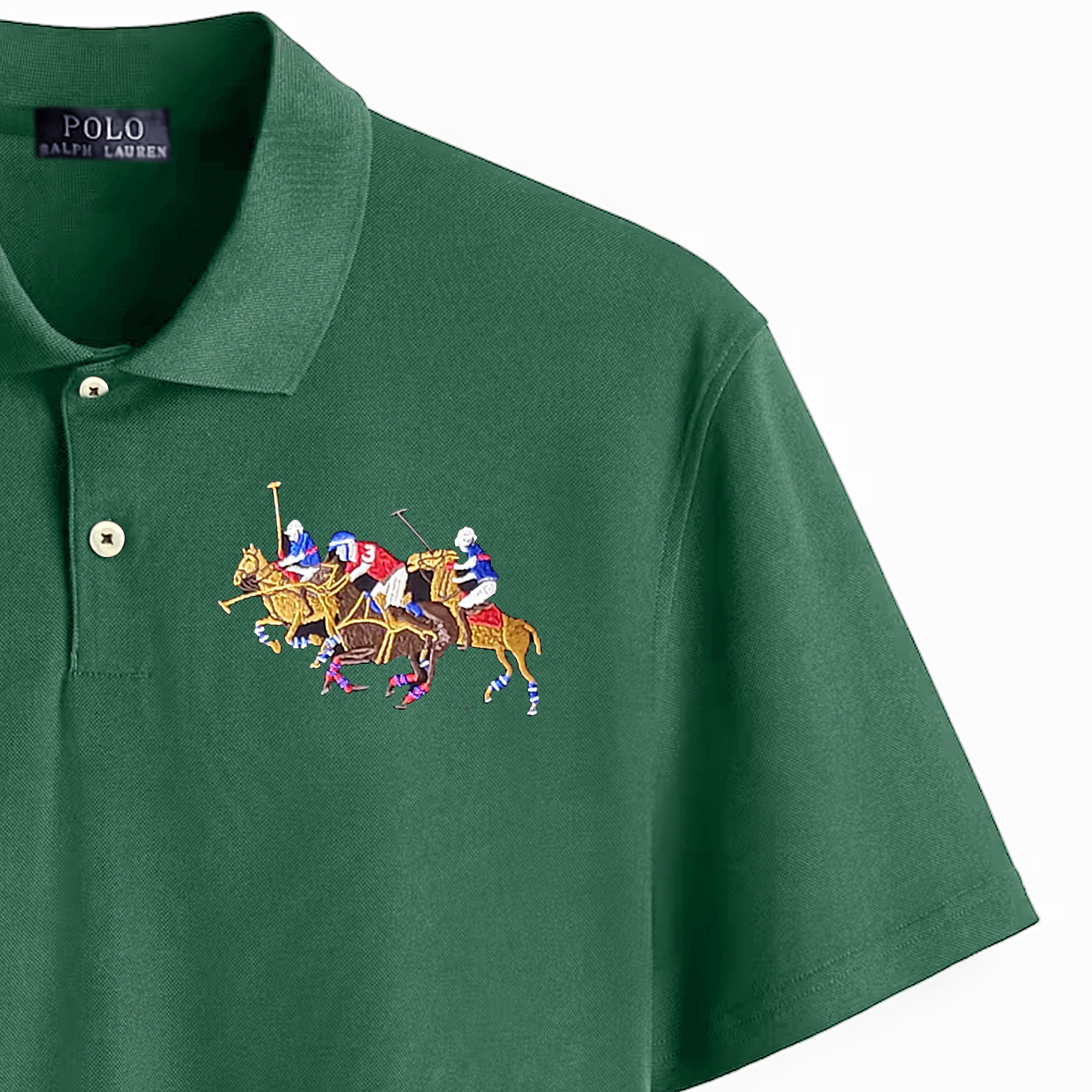 3 HOUSES POLO SHIRT Green 1