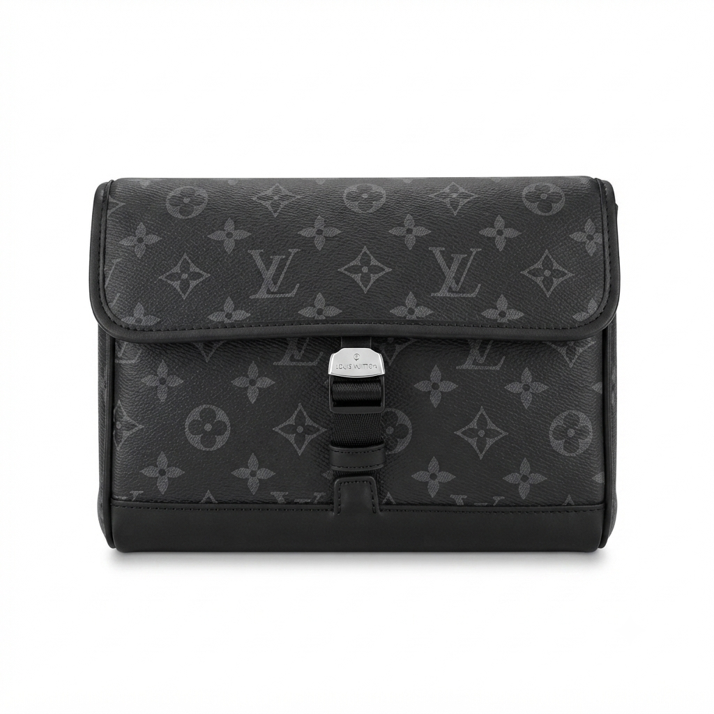 Louis Vuitton S-Cape Messenger silver-tone S-lock