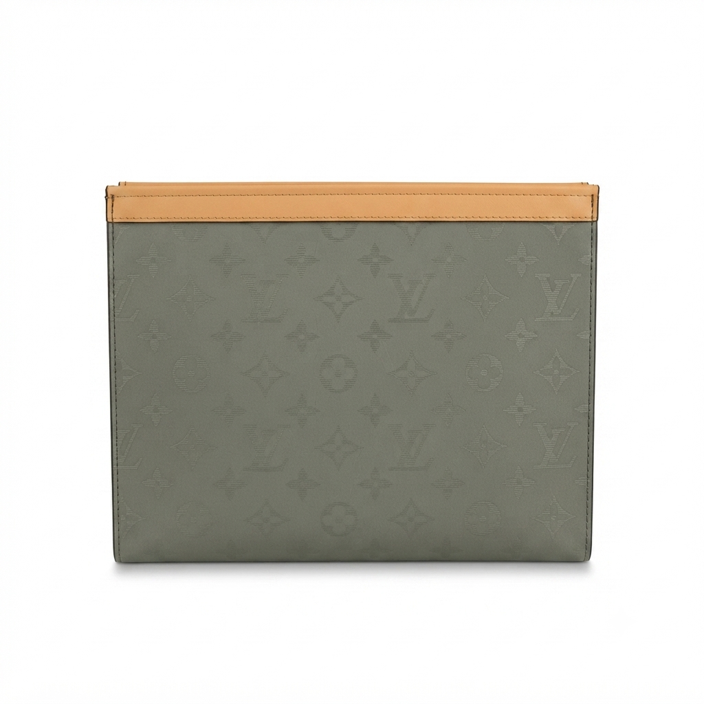 Louis Vuitton Pochette Voyage  Cosmos clutch Titanium
