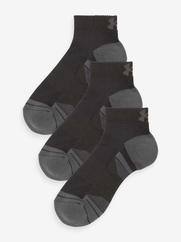 Under Armour Black Tech Low Socks 6 Pack