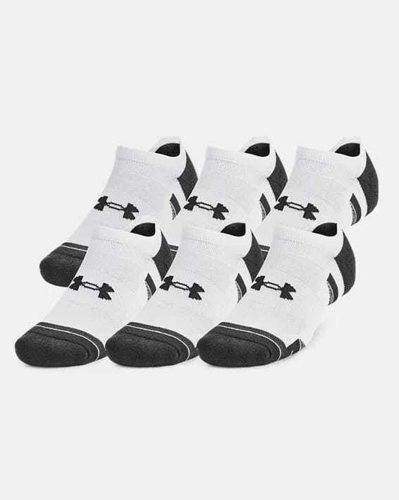 Under Armour White Tech Low Socks 6 Pack