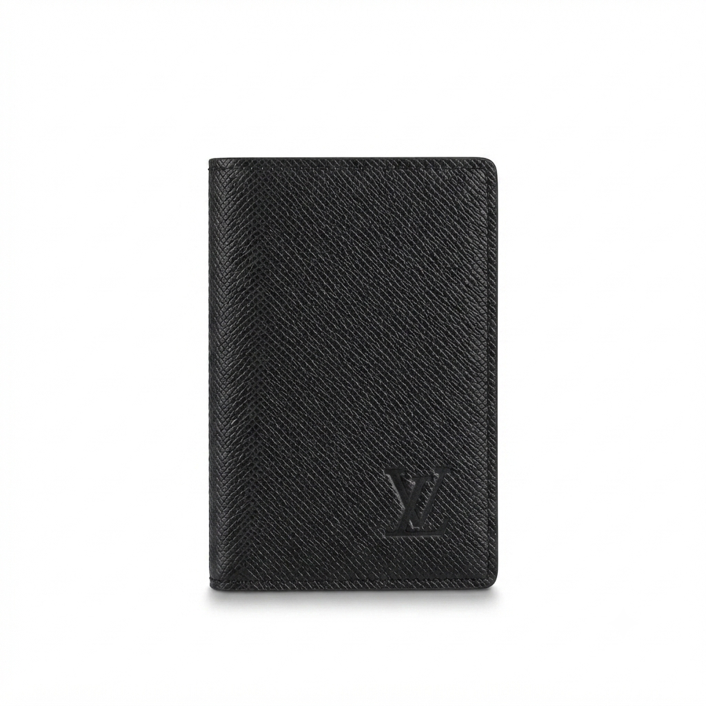 Pocket Organizer Taiga leather  Louis Vuitton